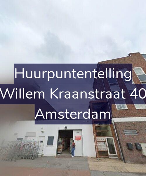 Foto gevel Huurpuntentelling voor Willem Kraanstraat 40, Amsterdam