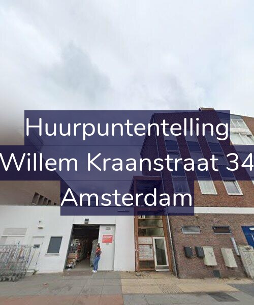 Foto gevel Huurpuntentelling voor Willem Kraanstraat 34, Amsterdam