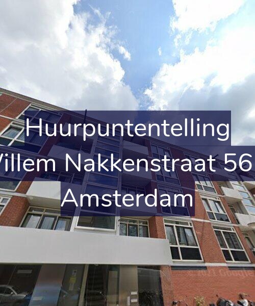 Foto gevel Huurpuntentelling voor Willem Nakkenstraat 56-2, Amsterdam