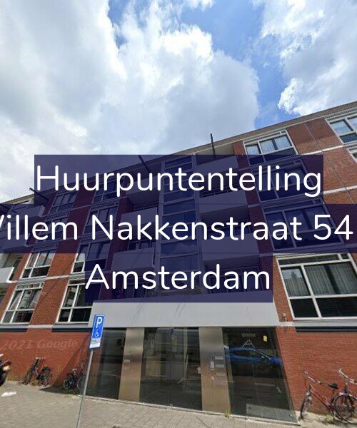 Foto gevel Huurpuntentelling voor Willem Nakkenstraat 54-1, Amsterdam