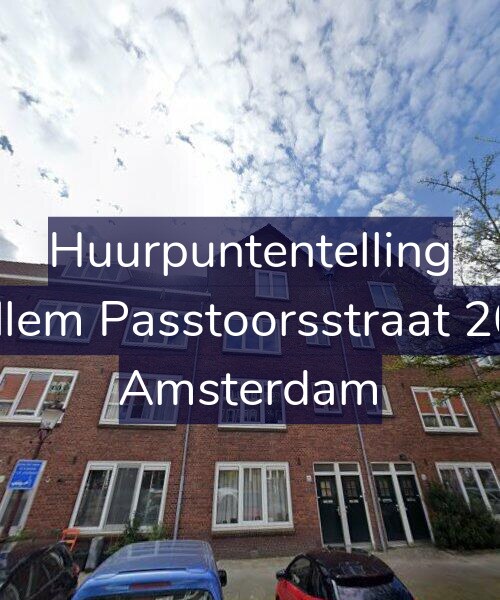 Foto gevel Huurpuntentelling voor Willem Passtoorsstraat 20-1, Amsterdam