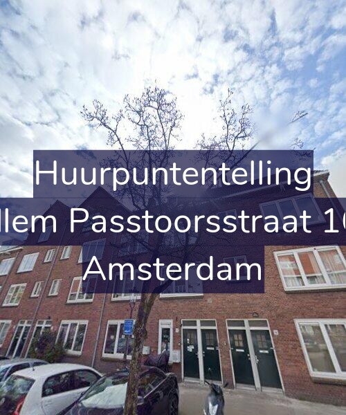 Foto gevel Huurpuntentelling voor Willem Passtoorsstraat 16-1, Amsterdam