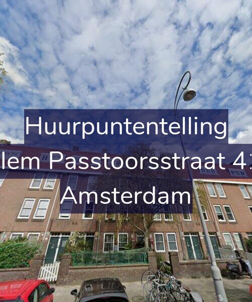 Foto gevel Huurpuntentelling voor Willem Passtoorsstraat 41-A, Amsterdam