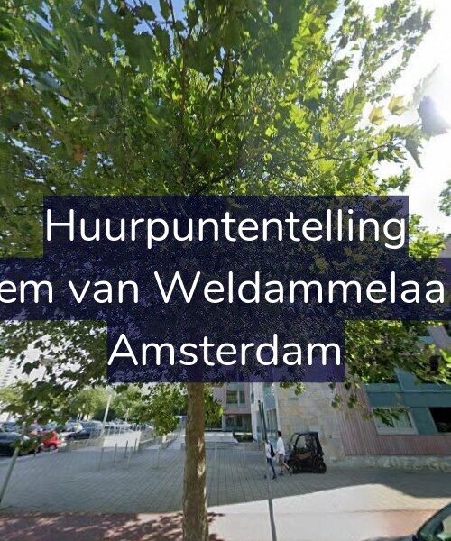 Foto gevel Huurpuntentelling voor Willem van Weldammelaan 73, Amsterdam