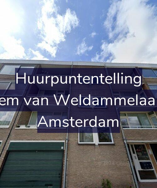 Foto gevel Huurpuntentelling voor Willem van Weldammelaan 20, Amsterdam