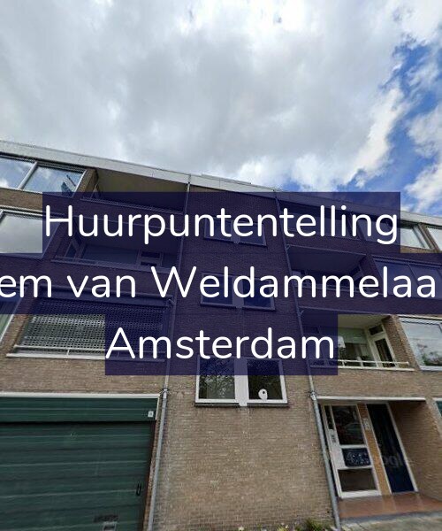 Foto gevel Huurpuntentelling voor Willem van Weldammelaan 68, Amsterdam