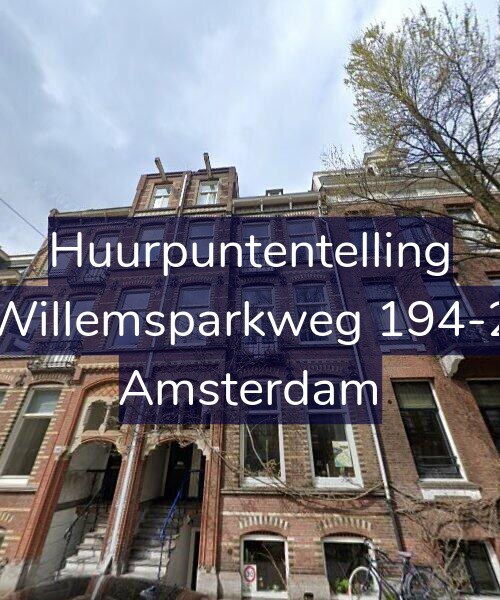 Foto gevel Huurpuntentelling voor Willemsparkweg 194-2, Amsterdam