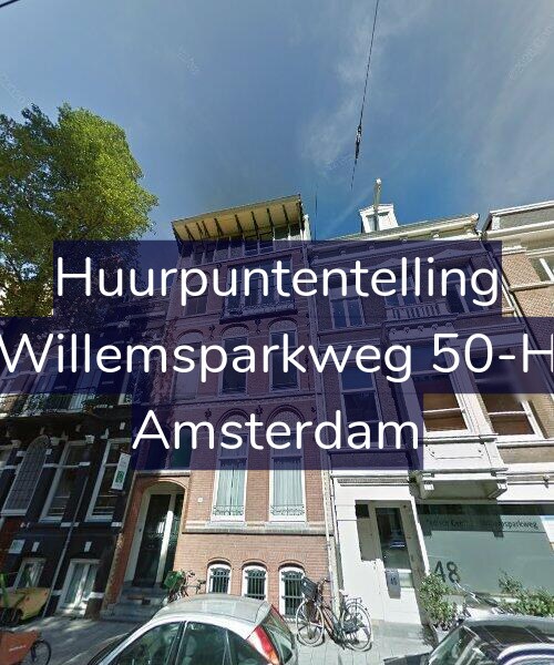 Foto gevel Huurpuntentelling voor Willemsparkweg 50-H, Amsterdam