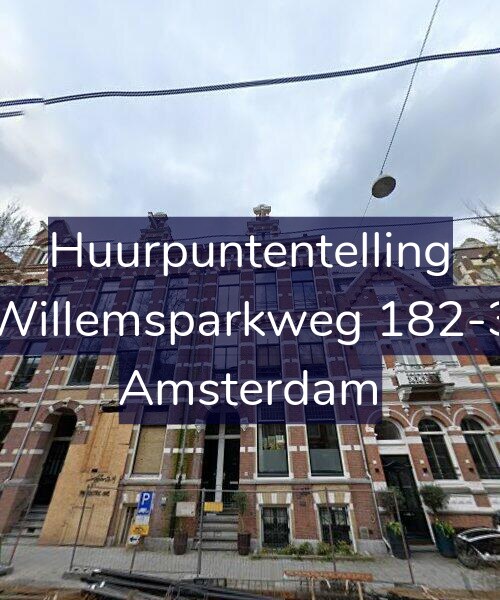 Foto gevel Huurpuntentelling voor Willemsparkweg 182-3, Amsterdam