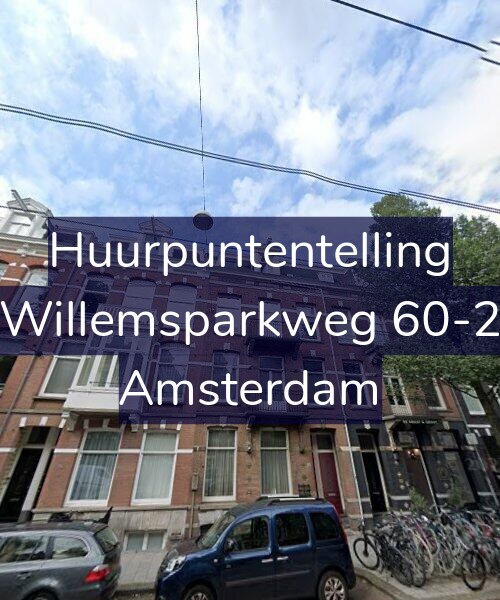 Foto gevel Huurpuntentelling voor Willemsparkweg 60-2, Amsterdam