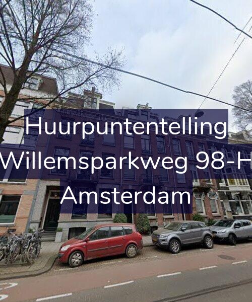 Foto gevel Huurpuntentelling voor Willemsparkweg 98-H, Amsterdam