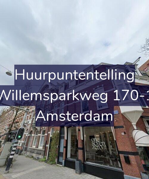 Foto gevel Huurpuntentelling voor Willemsparkweg 170-1, Amsterdam