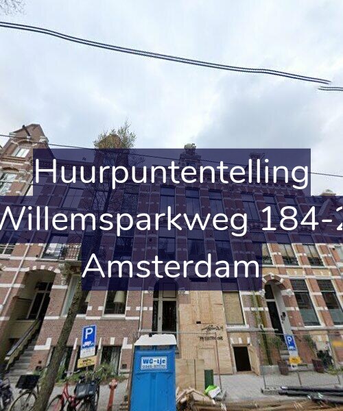 Foto gevel Huurpuntentelling voor Willemsparkweg 184-2, Amsterdam