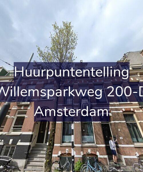 Foto gevel Huurpuntentelling voor Willemsparkweg 200-D, Amsterdam