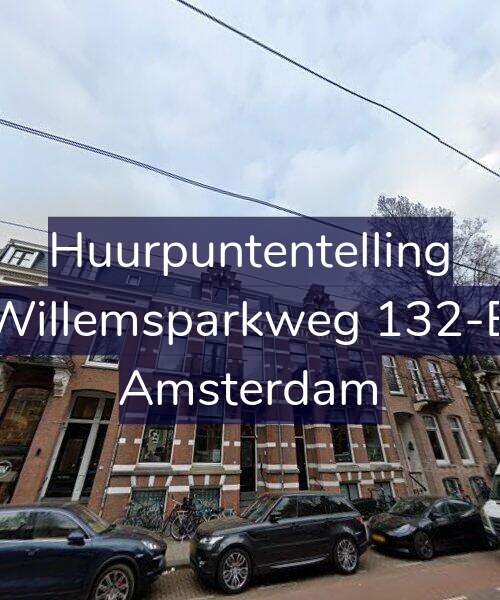 Foto gevel Huurpuntentelling voor Willemsparkweg 132-B, Amsterdam