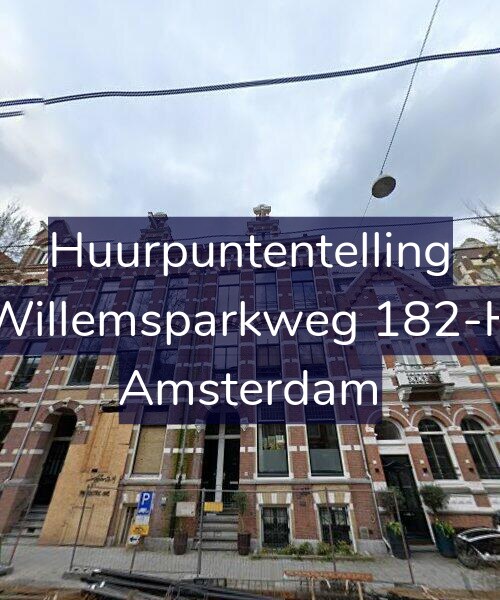 Foto gevel Huurpuntentelling voor Willemsparkweg 182-H, Amsterdam
