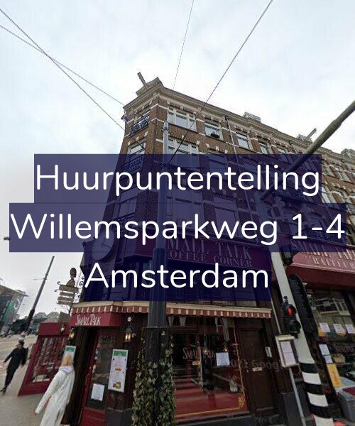 Foto gevel Huurpuntentelling voor Willemsparkweg 1-4, Amsterdam