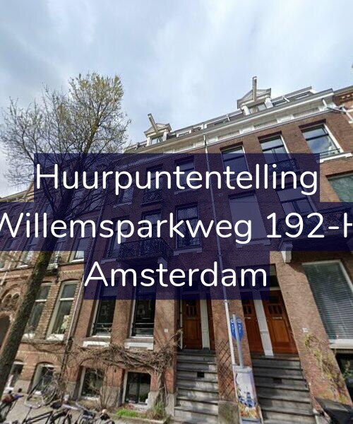 Foto gevel Huurpuntentelling voor Willemsparkweg 192-H, Amsterdam