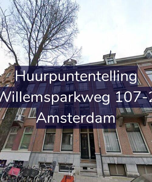 Foto gevel Huurpuntentelling voor Willemsparkweg 107-2, Amsterdam