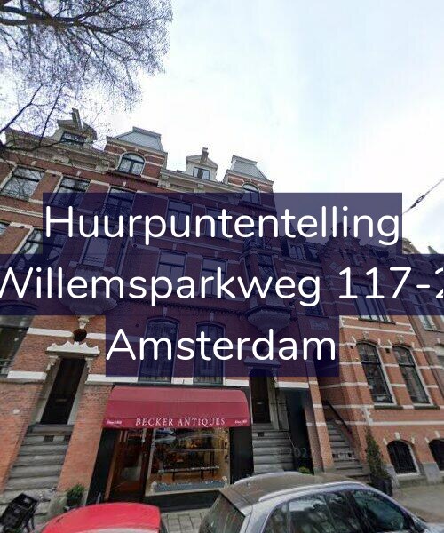 Foto gevel Huurpuntentelling voor Willemsparkweg 117-2, Amsterdam