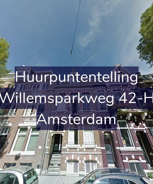 Foto gevel Huurpuntentelling voor Willemsparkweg 42-H, Amsterdam