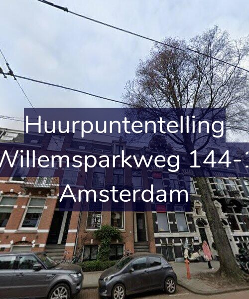 Foto gevel Huurpuntentelling voor Willemsparkweg 144-1, Amsterdam