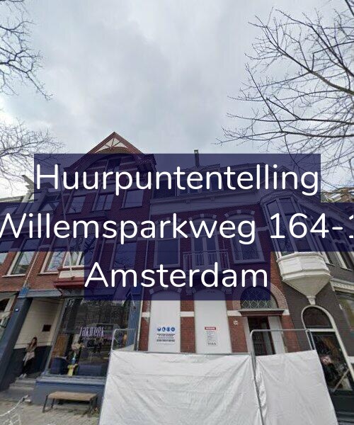 Foto gevel Huurpuntentelling voor Willemsparkweg 164-1, Amsterdam