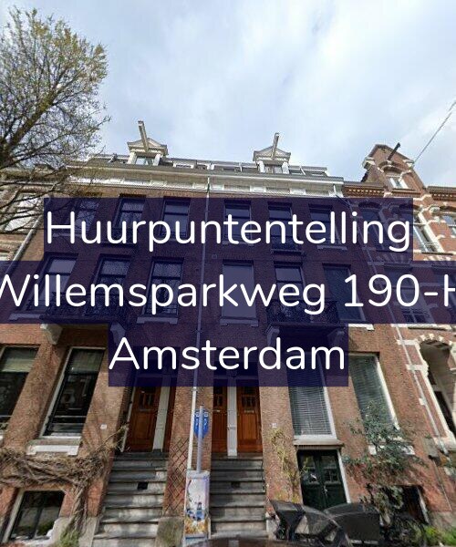 Foto gevel Huurpuntentelling voor Willemsparkweg 190-H, Amsterdam