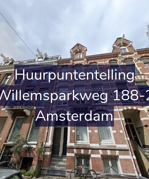 Foto gevel Huurpuntentelling voor Willemsparkweg 188-2, Amsterdam
