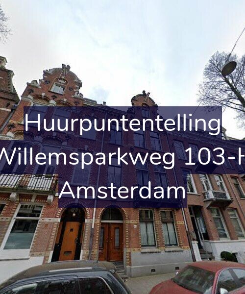 Foto gevel Huurpuntentelling voor Willemsparkweg 103-H, Amsterdam