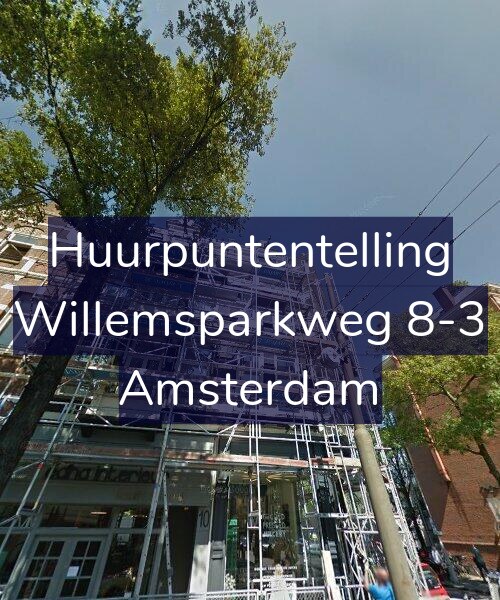 Foto gevel Huurpuntentelling voor Willemsparkweg 8-3, Amsterdam