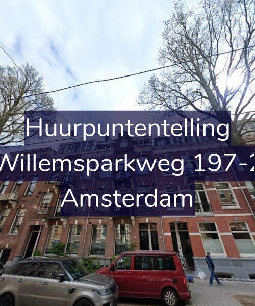 Foto gevel Huurpuntentelling voor Willemsparkweg 197-2, Amsterdam