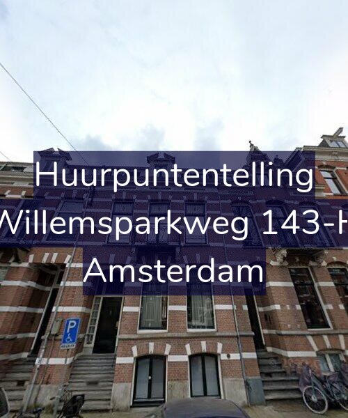 Foto gevel Huurpuntentelling voor Willemsparkweg 143-H, Amsterdam