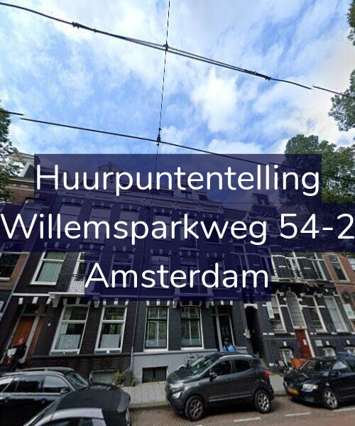 Foto gevel Huurpuntentelling voor Willemsparkweg 54-2, Amsterdam