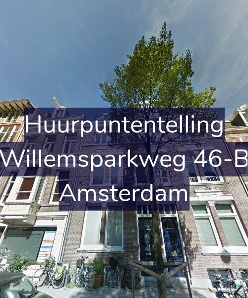 Foto gevel Huurpuntentelling voor Willemsparkweg 46-B, Amsterdam