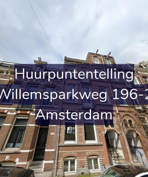 Foto gevel Huurpuntentelling voor Willemsparkweg 196-2, Amsterdam