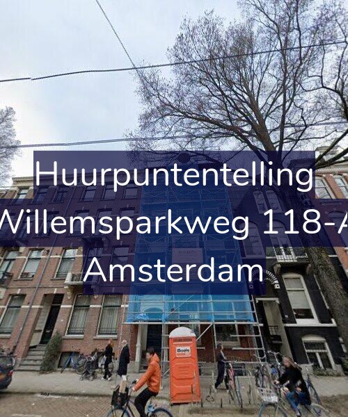 Foto gevel Huurpuntentelling voor Willemsparkweg 118-A, Amsterdam