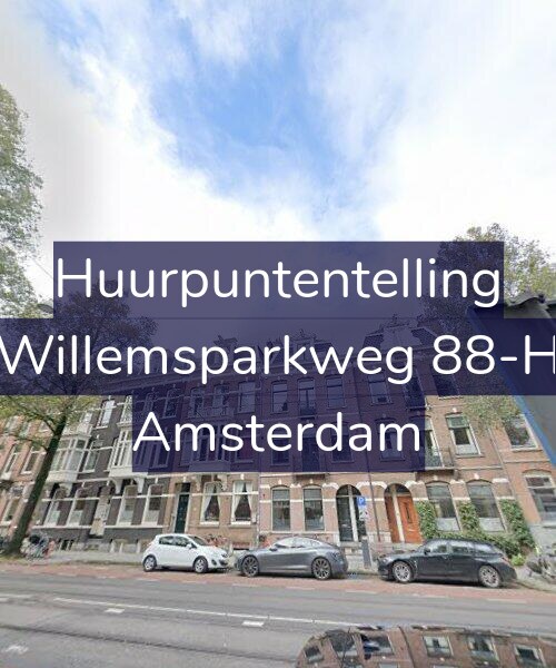 Foto gevel Huurpuntentelling voor Willemsparkweg 88-H, Amsterdam
