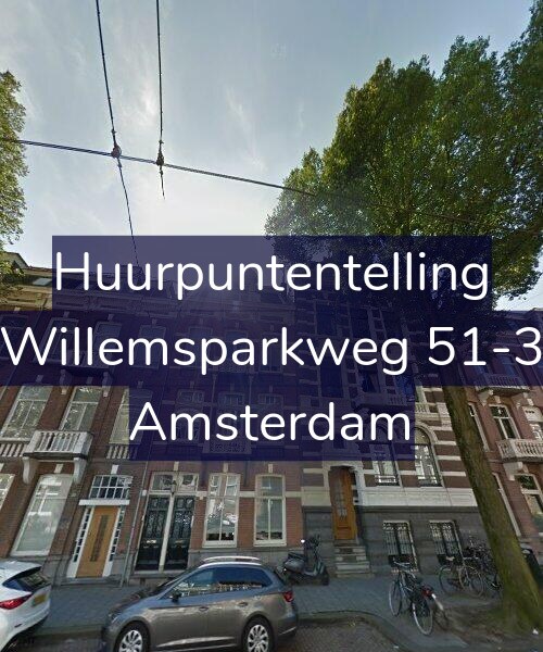 Foto gevel Huurpuntentelling voor Willemsparkweg 51-3, Amsterdam