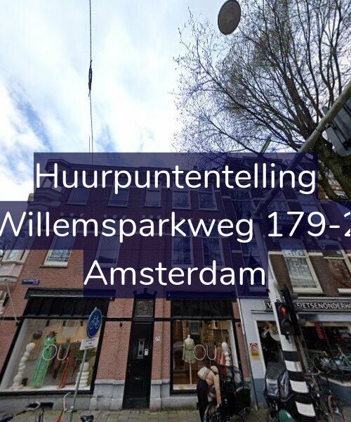 Foto gevel Huurpuntentelling voor Willemsparkweg 179-2, Amsterdam
