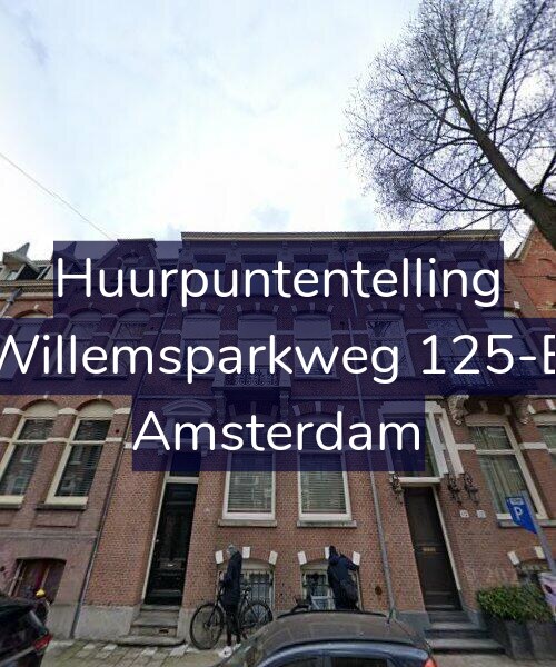 Foto gevel Huurpuntentelling voor Willemsparkweg 125-B, Amsterdam