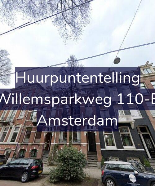 Foto gevel Huurpuntentelling voor Willemsparkweg 110-B, Amsterdam