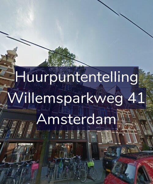 Foto gevel Huurpuntentelling voor Willemsparkweg 41, Amsterdam