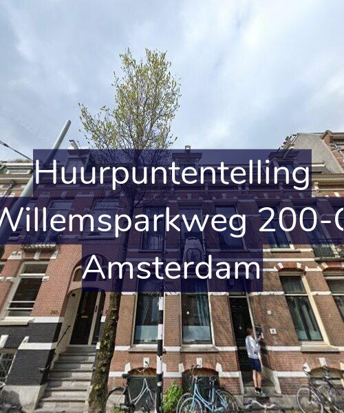 Foto gevel Huurpuntentelling voor Willemsparkweg 200-G, Amsterdam