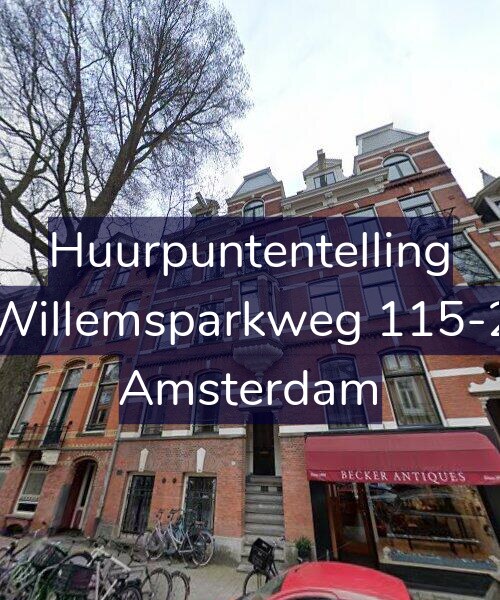 Foto gevel Huurpuntentelling voor Willemsparkweg 115-2, Amsterdam