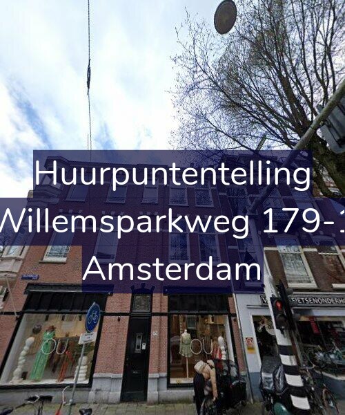 Foto gevel Huurpuntentelling voor Willemsparkweg 179-1, Amsterdam