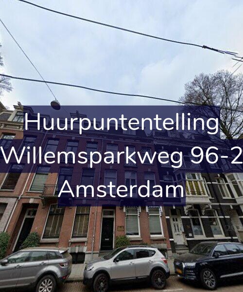 Foto gevel Huurpuntentelling voor Willemsparkweg 96-2, Amsterdam