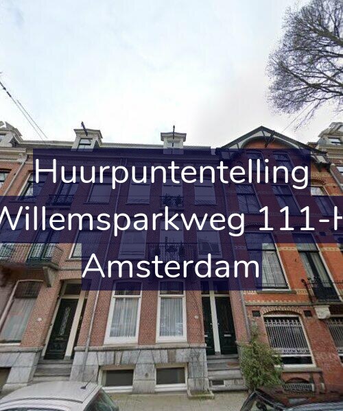 Foto gevel Huurpuntentelling voor Willemsparkweg 111-H, Amsterdam