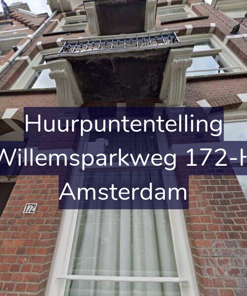 Foto gevel Huurpuntentelling voor Willemsparkweg 172-H, Amsterdam