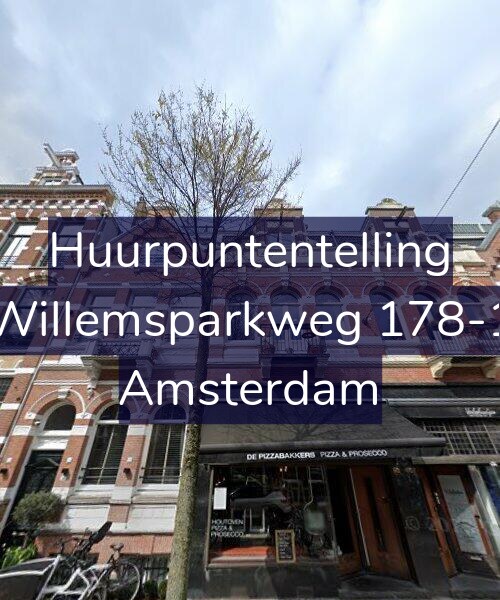 Foto gevel Huurpuntentelling voor Willemsparkweg 178-1, Amsterdam